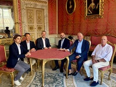 A Palazzo Orsetti l'incontro tra il viceministro alle Infrastrutture e ai Trasporti Tullio Ferrante e il sindaco di Lucca