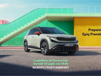 Škoda Epiq arriva a Lucca: anteprima esclusiva per scoprire il nuovo Urban Crossover 100 per cento elettrico
