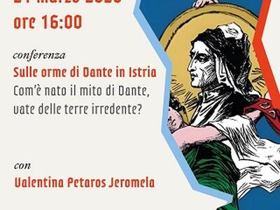 "Sulle orme di Dante in Istria" è il titolo del prossimo appuntamento della rassegna "Oltre il Ricordo" alla Biblioteca Civica Agorà