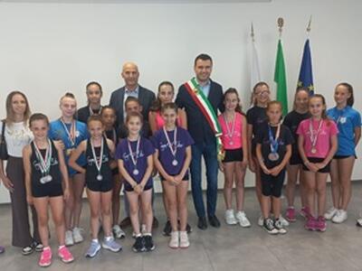 Il sindaco Del Chiaro ha incontrato l'associazione Gym Star che nell'ultima stagione ha incassato 44 medaglie