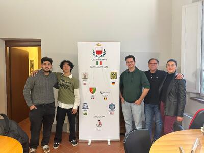 Gemellaggi, due giovani lucchesi protagonisti a Schongau: ricevuti a Palazzo Orsetti dopo l'esperienza internazionale