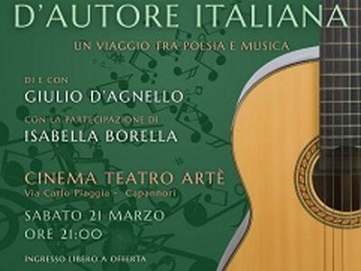 La grande canzone d'autore approda ad Artè: un viaggio tra musica e solidarietà con Giulio D'Agnello e Isabella Borella