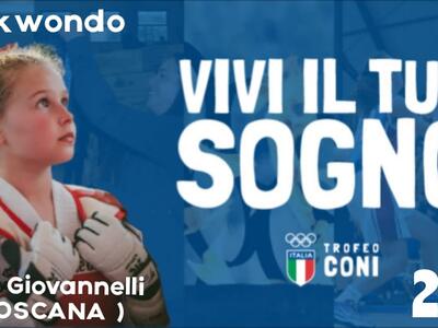 Mia Giovannelli vola al Trofeo CONI: rappresenterà la Toscana nel Taekwondo