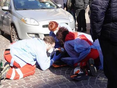 Anziano investito da un camion: grave a Cisanello