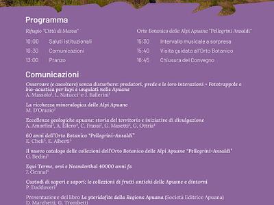 XII° Convegno "Maria Ansaldi" a Pian della Fioba: una giornata dedicata alla gestione, conservazione e divulgazione del patrimonio naturale e culturale delle Alpi Apuane   