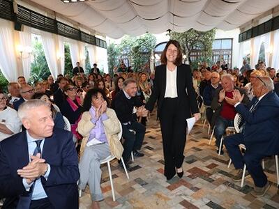 Sara Grilli ha presentato il programma al Grand Hotel Royal: un patto per il futuro nel segno della continuità