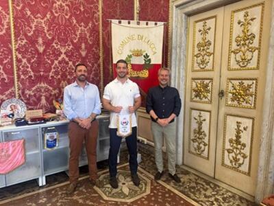 Il sindaco Pardini riceve a Palazzo Orsetti il Campione del Mondo di Functional Fitness Tommaso Pieri