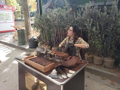 Il sigaro che non ti... aspetti: uno stand della Manifatture Sigaro Toscano a Lucca Comics & Games