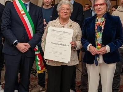 Il 4 ottobre il Cavaliere della Repubblica Giuseppina Micheletti festeggia gli 80 anni