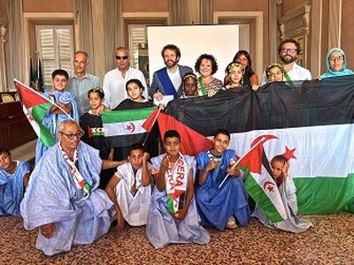 "Piccoli ambasciatori' Saharawi ricevuti in Provincia dal consigliere Patrizio Andreuccetti
