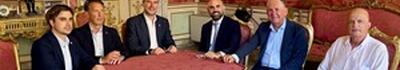 A Palazzo Orsetti l'incontro tra il viceministro alle Infrastrutture e ai Trasporti Tullio Ferrante e il sindaco di Lucca