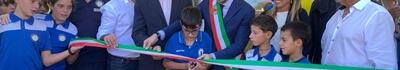 In tanti all'inaugurazione dei nuovi spogliatoi del campo sportivo di Pieve San Paolo