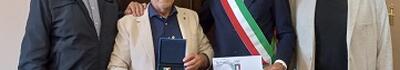 Il sindaco Del Chiaro ha incontrato in comune Ivano Fanini dopo che ha ricevuto la stella d'oro al merito sportivo del CONI