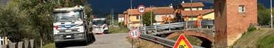 Porcari, nuove protezioni sul ponte dei Gigioni in Padule
