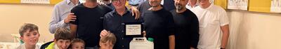 La storica cena della 4^ C della scuola Giovanni Pascoli alla Cantina di Alfredo