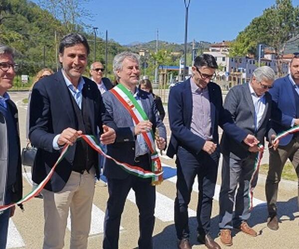 Inaugurato il nuovo parcheggio allo stadio di Saltocchio allo studio gli interventi per il ripristino dell'agibilità delle tribune