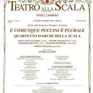 Locandina La Scala 14 marzo