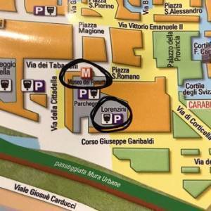 Cartina MUF e park Lorenzini