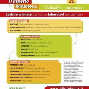 volantino promozione alla lettura