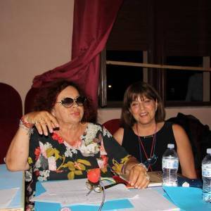 Gianna Bigazzi e Antonella Pera in occasione del Premio Bigazzi tenuto a Lucca nel 2015