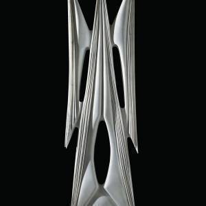 PABLO ATCHUGARRY, Il grande angelo, 2006. Marmo statuario di Carrara, 325x93x41 cm