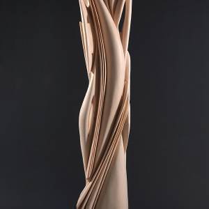 PABLO ATCHUGARRY, Senza titolo, 2010. Marmo rosa del Portogallo, 181x36x28 cm