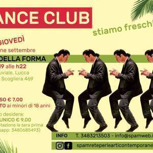 DANCE CLUB 22 cartolina fronte