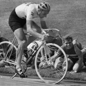 4. Ole Ritter durante il record dell'ora