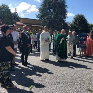 Cerimonia piazzale di Lunata