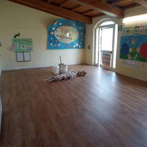 nuovo pavimento scuola infanzia altopascio