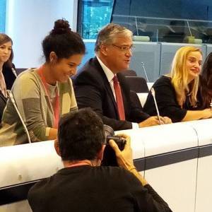 Foto con il presidente COrdeiro 2