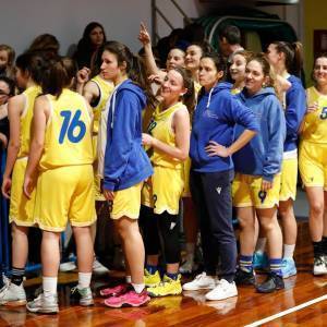 con le piccole tifose delle giovanili