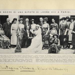 F2 Articolo del matrimonio sulla stampa italiana ©Archivio Grönberg - Villa Reale di Marlia