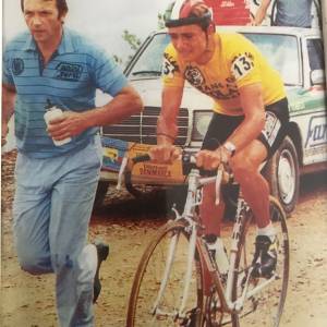 16. Ritter incita Veggerby in maglia di leader