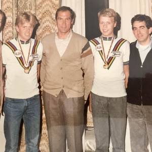 25. i campioni del mondo a crono junior in maglia Fanini