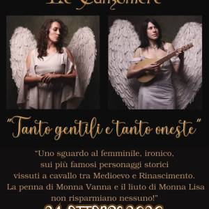 Locandina Tanto gentile e tanto onesta pare (compagnia Le Canzoniere di Carrara) 24-10-26