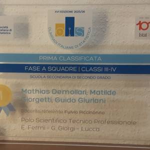 Polo Fermi Giorgi - Olimpiadi di Statistica (1)